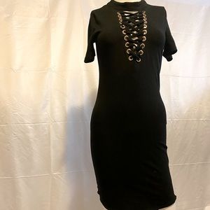 Black Mini Evening Dress